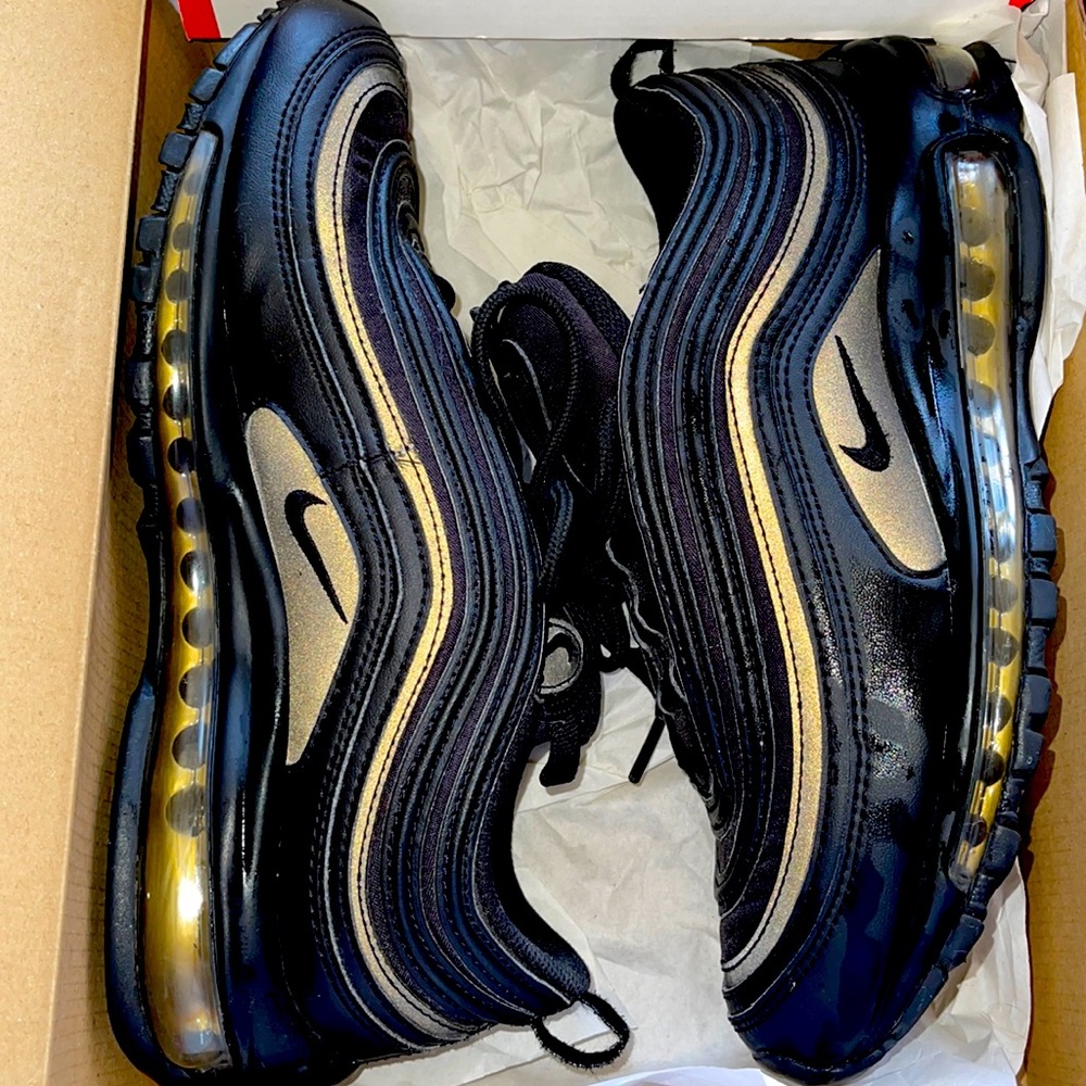 Air max 97 black and gold